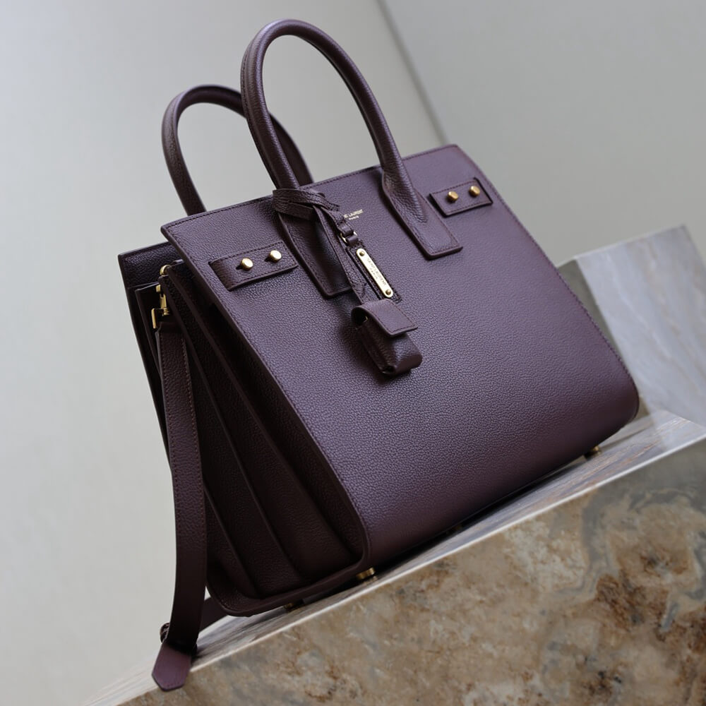 Sac De Jour in Supple Grained Leather – Small