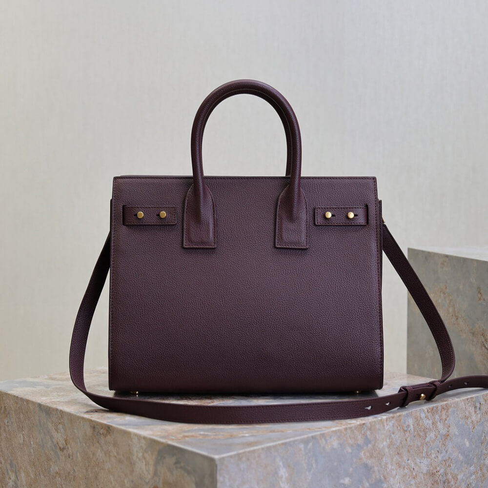 Sac De Jour in Supple Grained Leather – Small