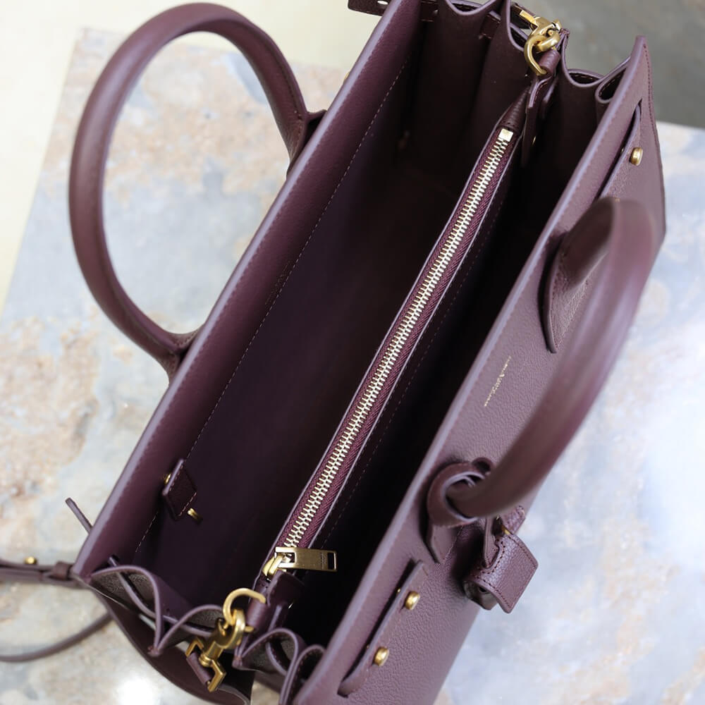 Sac De Jour in Supple Grained Leather – Small